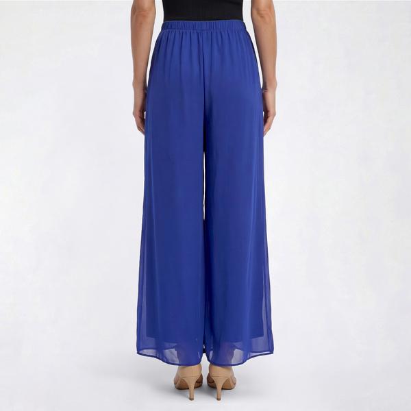 Petite MSK Solid Chiffon Palazzo Pants alternate view